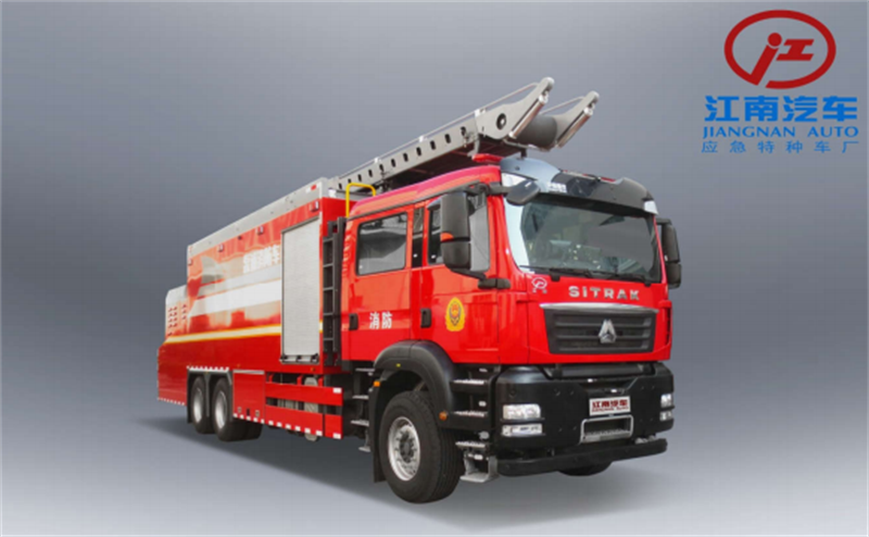 江特牌JDF5290TXFBP250/DX泵浦消防車
